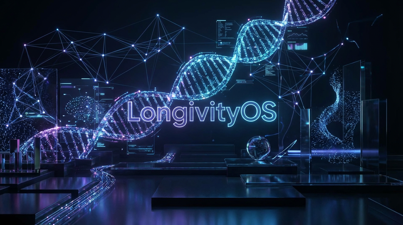 LongivityOS AI Interface Visualization